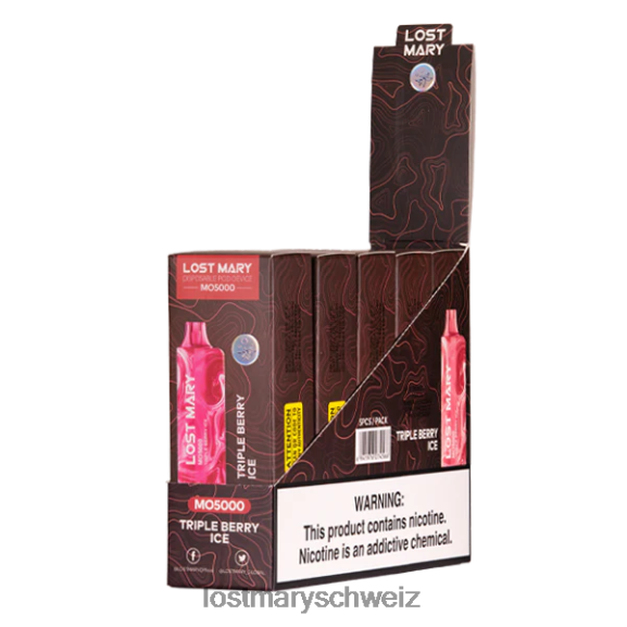 hat Mary Mo5000 verloren 6H84D75 - LOST MARY flavours - dreifaches Beereneis