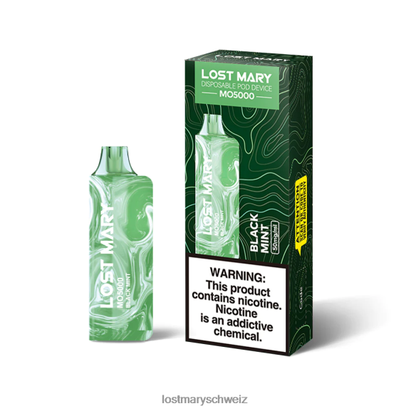 hat Mary Mo5000 verloren 6H84D9 - LOST MARY vape Schweiz - schwarze Minze