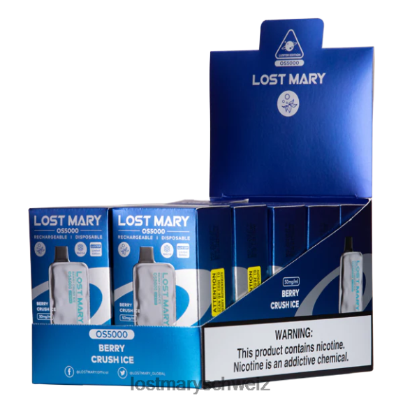 Lost Mary OS5000 Glanz 6H84D5 - LOST MARY flavours - Beeren-Crush-Eis