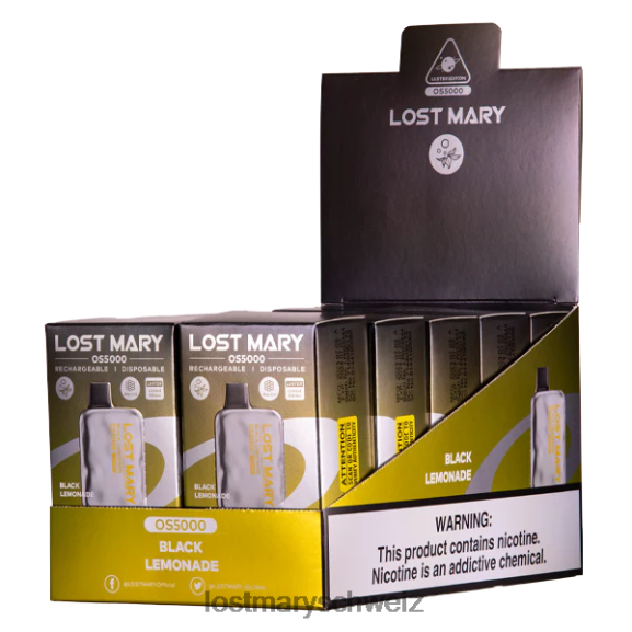 Lost Mary OS5000 Glanz 6H84D8 - LOST MARY kaufen Schweiz - schwarze Limonade
