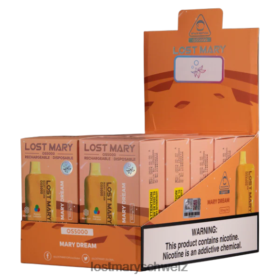 Verlorene Mary OS5000 6H84D50 - LOST MARY vape - Mary Traum