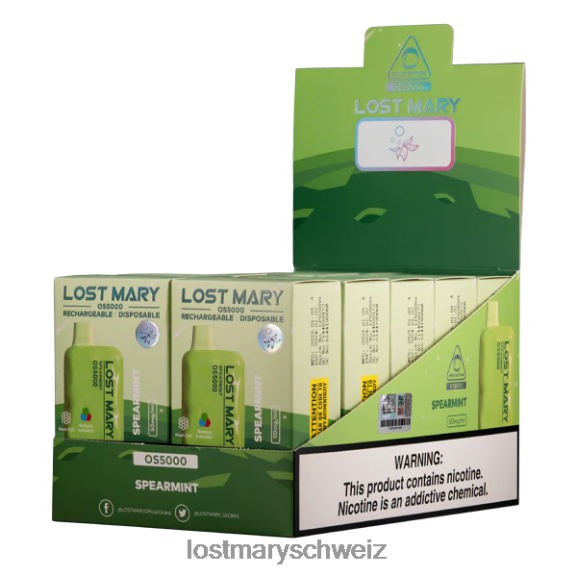 Verlorene Mary OS5000 6H84D62 - LOST MARY preis - grüne Minze