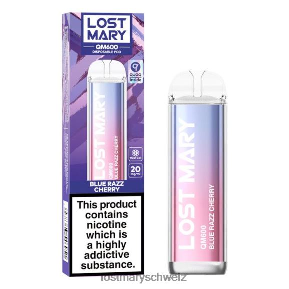 Lost Mary QM600 Einweg-Vaporizer 6H84D156 - LOST MARY kaufen - blaue Razz-Kirsche
