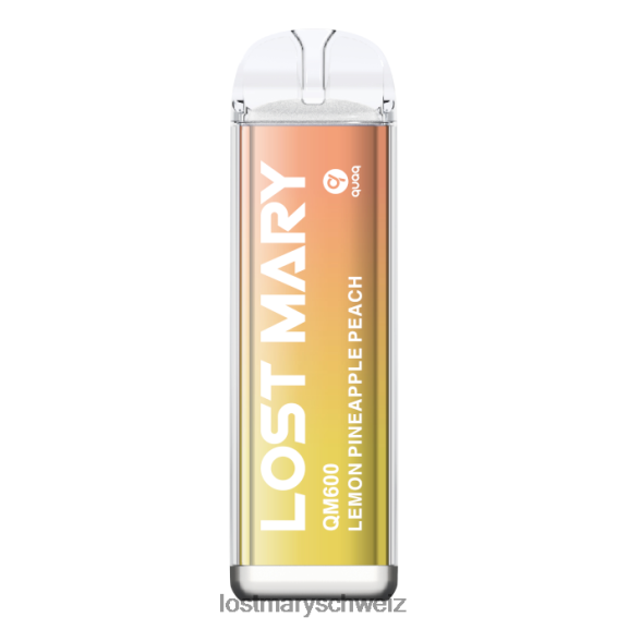 Lost Mary QM600 Einweg-Vaporizer 6H84D163 - LOST MARY new flavors - Zitrone, Ananas, Pfirsich